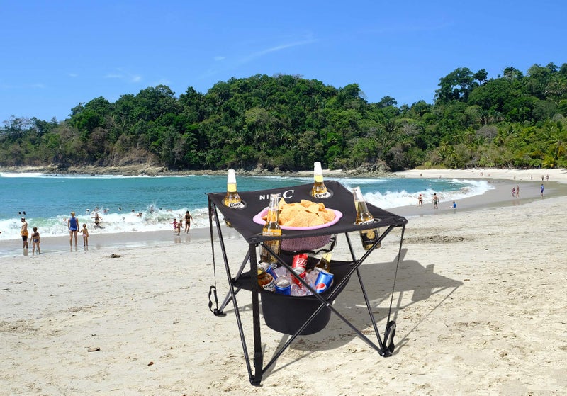Nice C Camping Cooler with Table, Canvas Table, Portable Drink Tables, Tailgating & Beach Tables, Ultralight Compact with Carry Bag for Outdoor, Picnic - Image 5